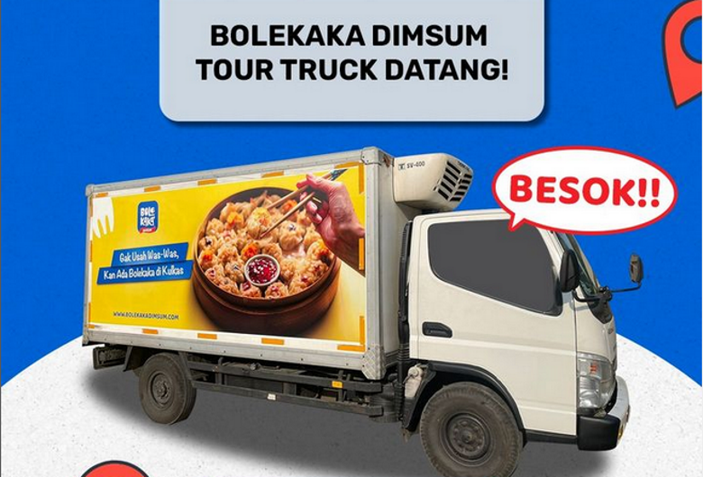 Bolekaka Dimsum Truck Tour Support di Berbagai Event Besar dan Special