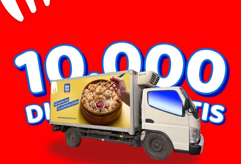 Program 10.000 Dimsum Gratis Khusus Bekasi dan Jakarta Timur: Kaka Undang Kami Datang dengan Truk Bolekaka!