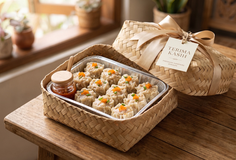 Cari Hadiah Anti-Mainstream? Coba Ide Hampers Dimsum Besek Tradisional yang Elegan